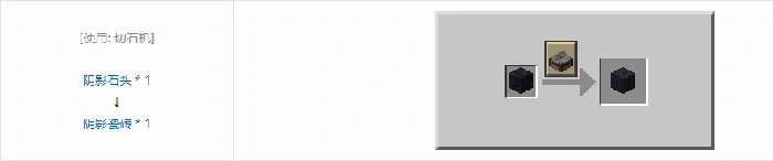 诡厄巫法阴影石装饰方块合成表大全,我的世界