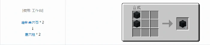 诡厄巫法墓穴石装饰方块合成表大全我的世界