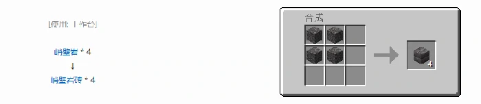 诡厄巫法峭壁岩装饰方块合成表大全我的世界