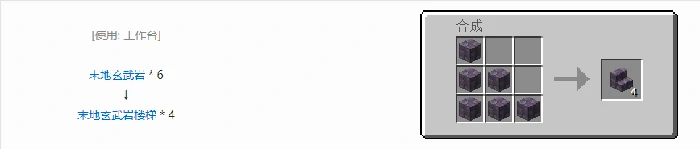 诡厄巫法末地玄武岩装饰方块合成表大全我的世界