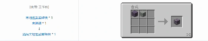 诡厄巫法末地玄武岩装饰方块合成表大全我的世界