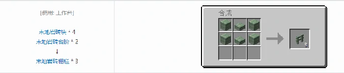 诡厄巫法末地岩装饰方块合成表大全我的世界