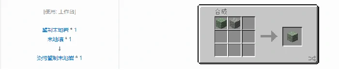 诡厄巫法末地岩装饰方块合成表大全我的世界