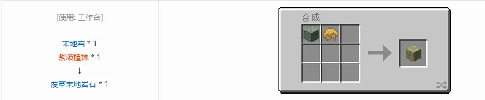 诡厄巫法末地岩装饰方块合成表大全我的世界