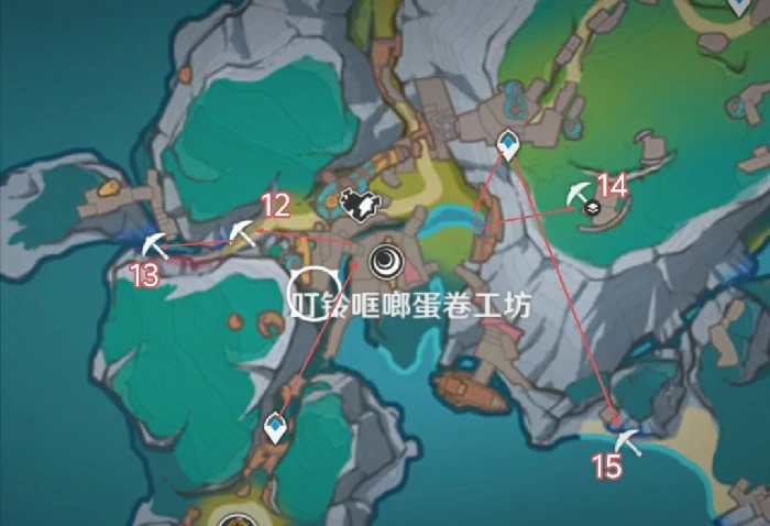 虹滴晶采集路线,原神