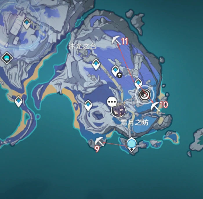 虹滴晶采集路线,原神
