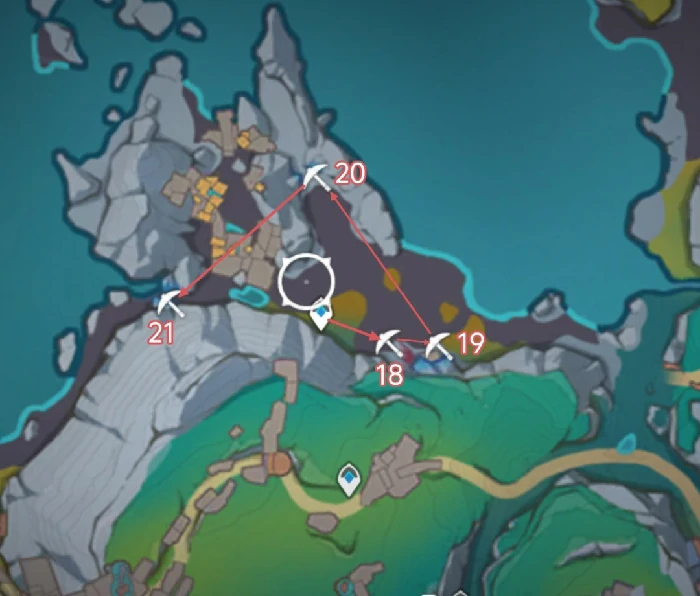 虹滴晶采集路线,原神