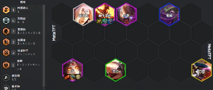 巨龙之境隐秘海域高冒险霞阵容推荐