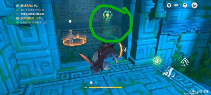 龙龙同游第一关攻略,原神