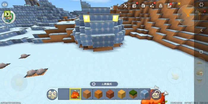 迷你世界雪女屋地形码2026