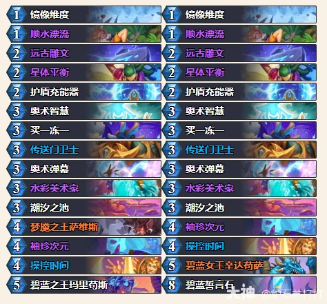炉石传说34.0.2奥术龙法卡组代码一览,炉石传说