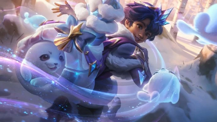 LOL冬境仙灵米利欧皮肤效果预览LOL