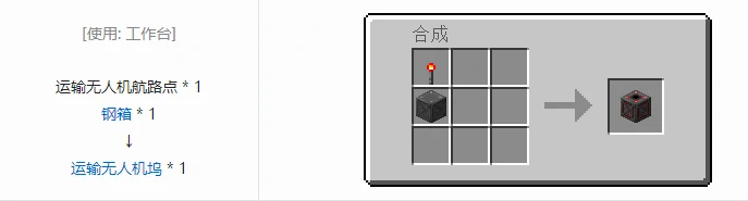 HBM的核科技模组无人机合成表大全我的世界