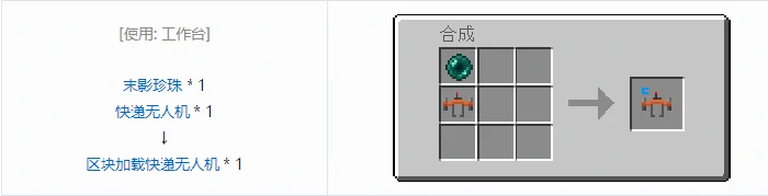 HBM的核科技模组无人机合成表大全我的世界