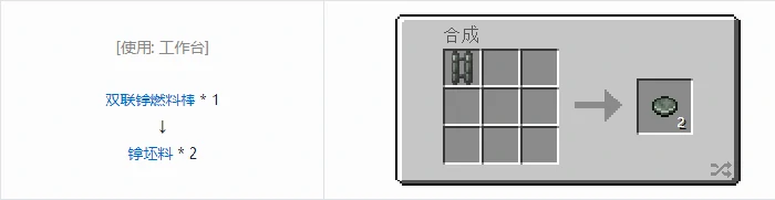HBM的核科技模组坯料合成表大全,我的世界