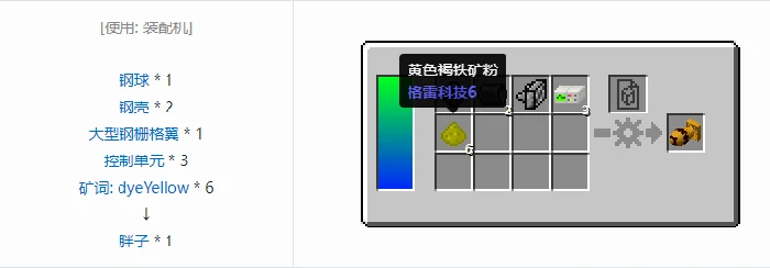 HBM的核科技爆炸物合成表大全,我的世界