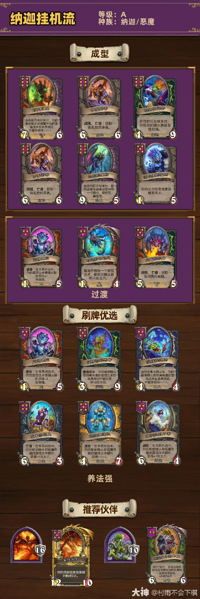 34.0.2酒馆战棋纳迦挂机流玩法攻略,炉石传说