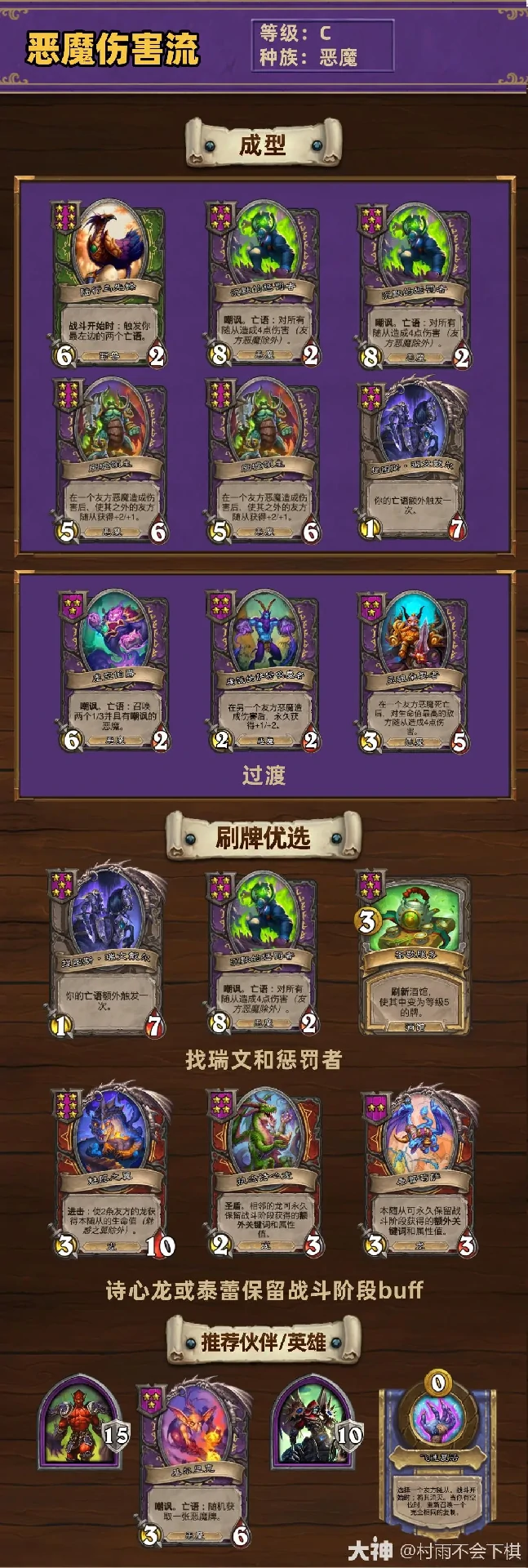 34.0.2酒馆战棋恶魔炸弹流玩法攻略,炉石传说