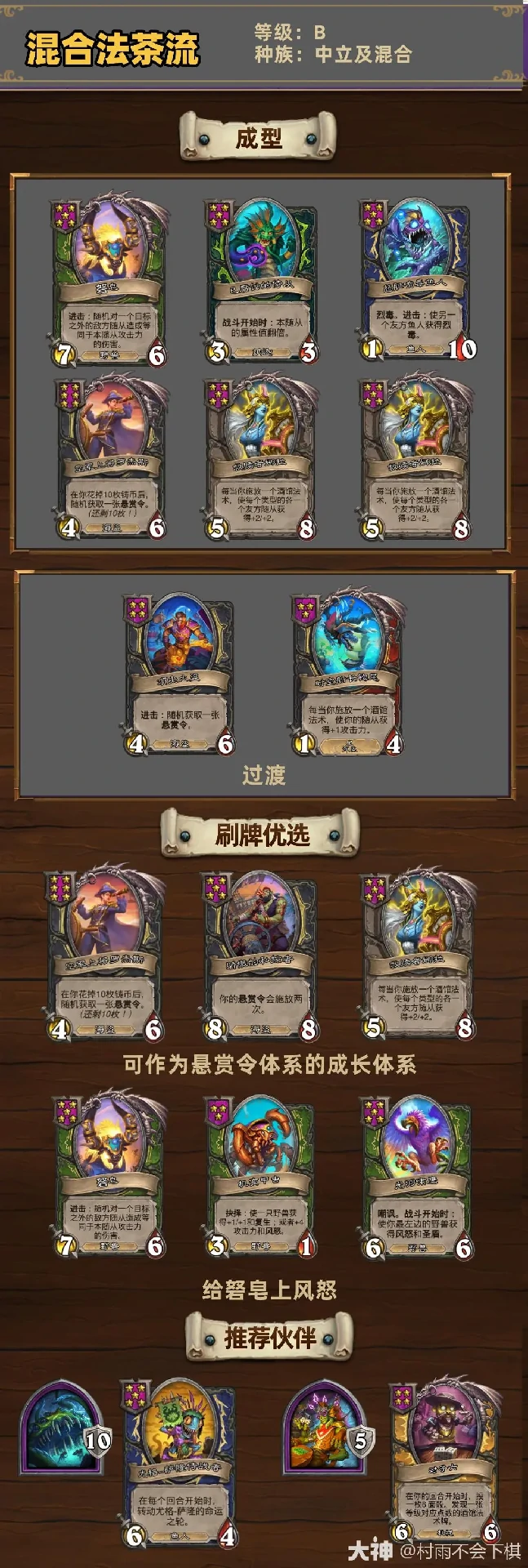 34.0.2酒馆战棋混合法茶流玩法攻略,炉石传说