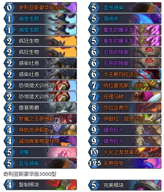 炉石传说穿越时间流节奏DK卡组代码推荐,炉石传说