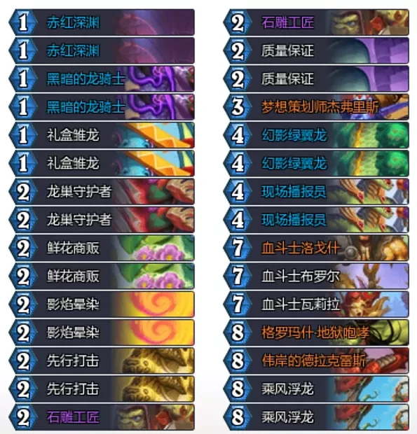 炉石传说穿越时间流龙战卡组代码推荐,炉石传说