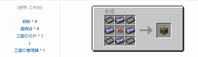 HBM的核科技模组卫星合成表大全我的世界