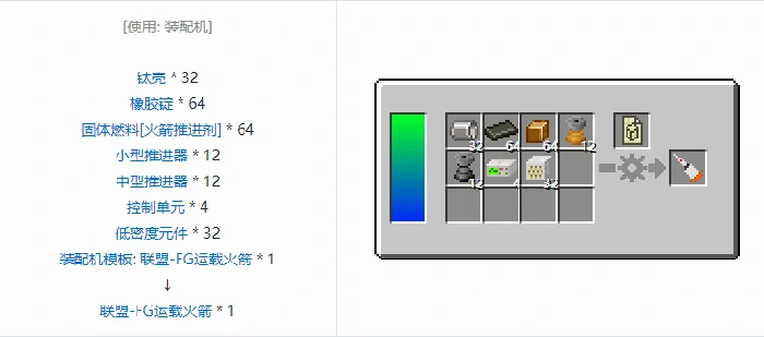 HBM的核科技模组卫星合成表大全我的世界