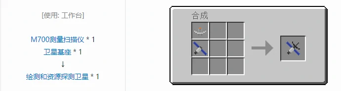 HBM的核科技模组卫星合成表大全我的世界