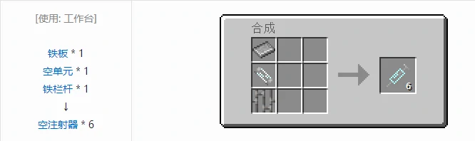 HBM的核科技模组药品合成表大全我的世界