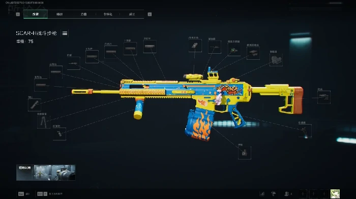 s7全面战场SCAR-H改枪方案,三角洲行动