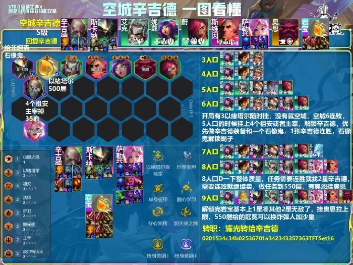 s16空城辛吉德阵容推荐