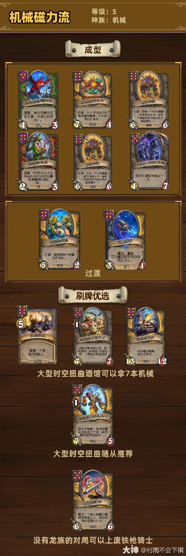 34.2酒馆战棋机械磁力流玩法攻略,炉石传说