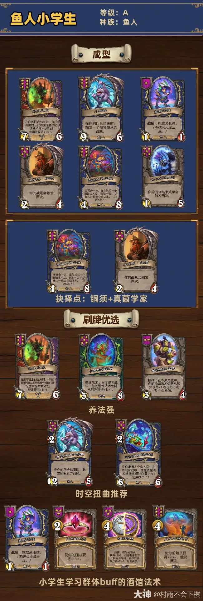 34.2酒馆战棋鱼人小学生玩法攻略,炉石传说