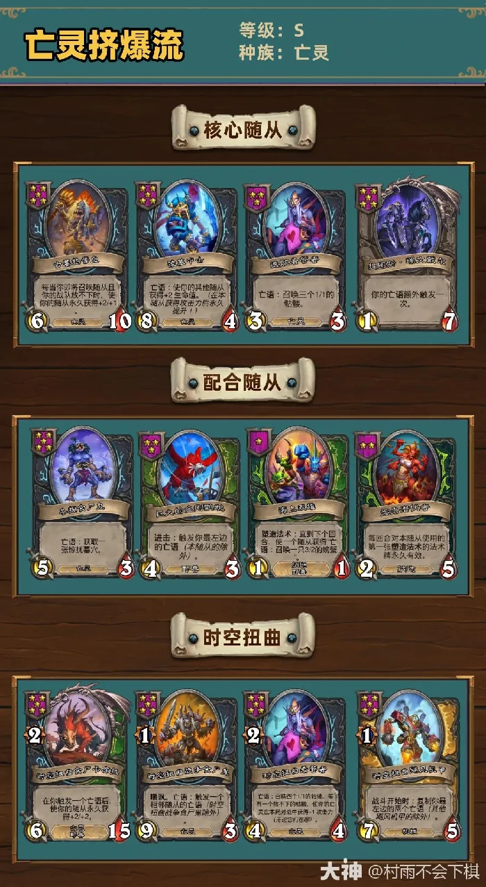 34.2.2酒馆战棋亡灵挤爆流玩法攻略,炉石传说