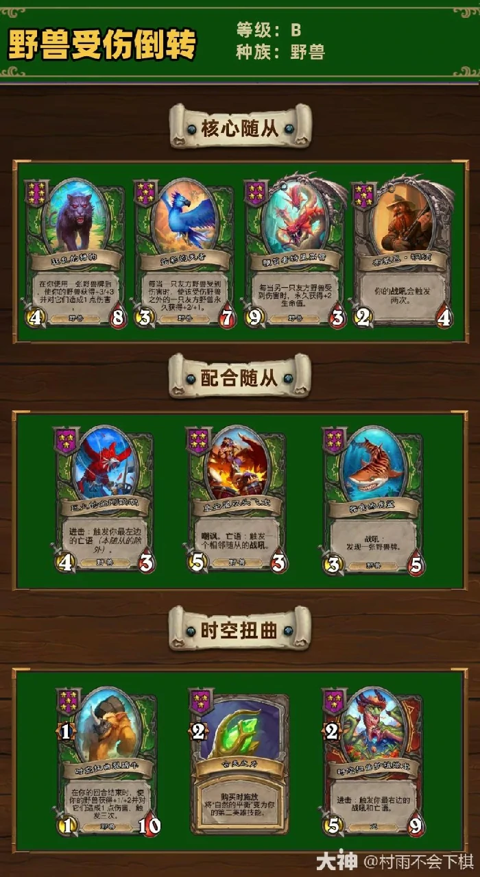 34.2.2酒馆战棋野兽受伤倒转流玩法攻略 炉石传说