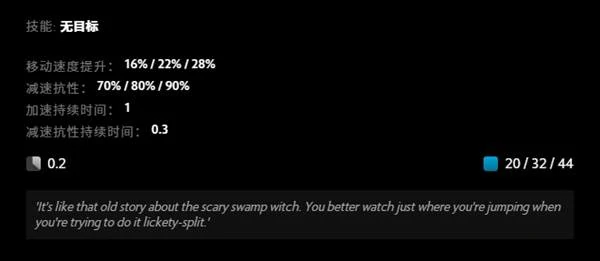 朗戈技能效果一览