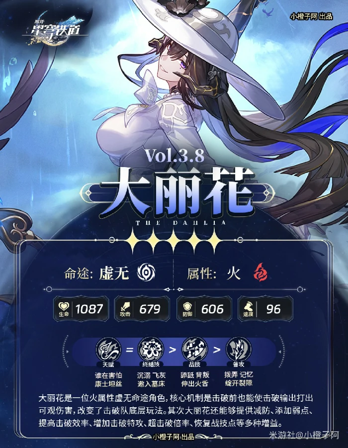 大丽花培养攻略,星穹铁道