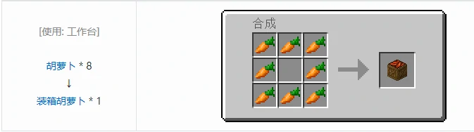 热量与气候装袋方块合成表大全2026我的世界