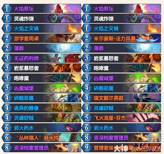 坏孩子名单乱斗卡组推荐,炉石传说