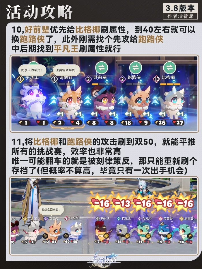 黄金嗷呜大师赛活动攻略,星穹铁道