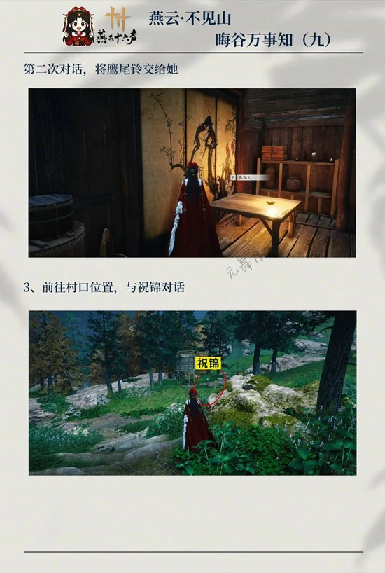 晦谷之九鸷鸟与鹗完成攻略