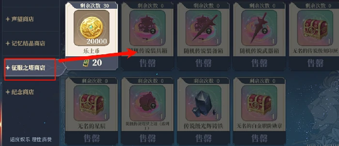 商店兑换优先级