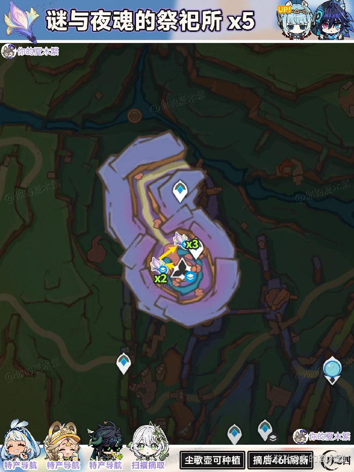 微光角菌采集路线大全