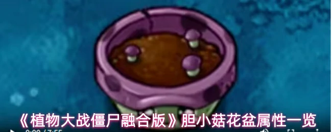 胆小菇花盆属性一览