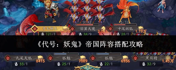 帝国阵容搭配攻略