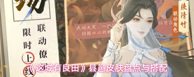 县邑皮肤盘点与搭配