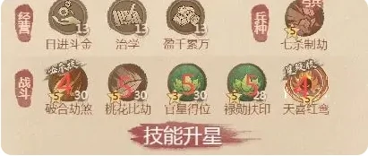 武者僚属技能升星建议