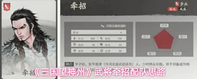 武将牵招配队思路