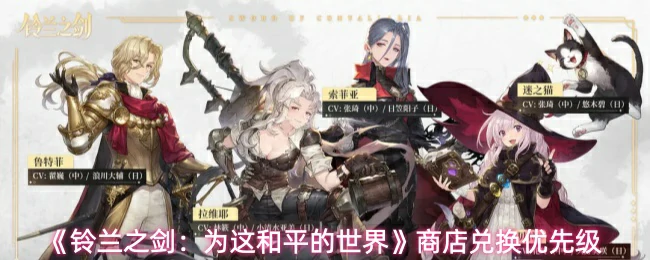 商店兑换优先级