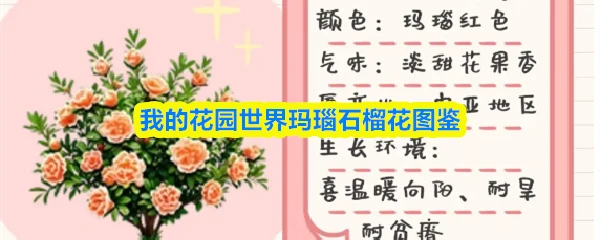 花园世界玛瑙石榴花图鉴：艳红似玛瑙 颜值爆表速看